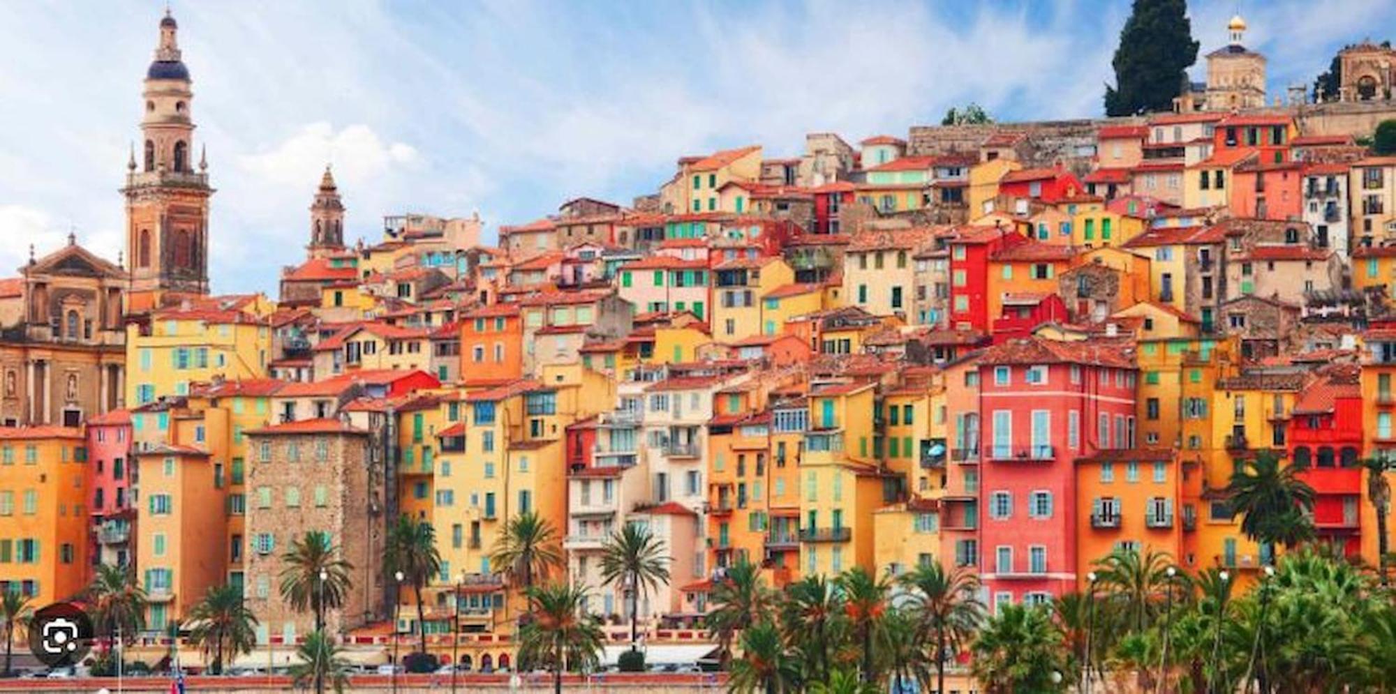 Le Mona Lisa, Vue Mer, Balcon Menton Buitenkant foto