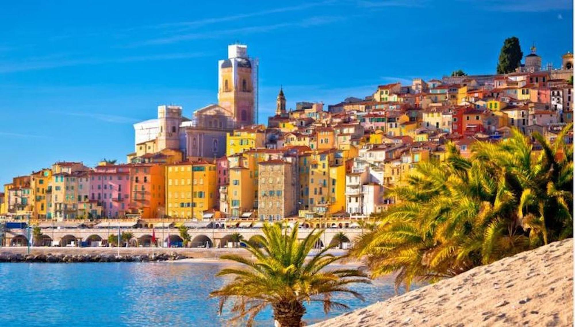 Le Mona Lisa, Vue Mer, Balcon Menton Buitenkant foto